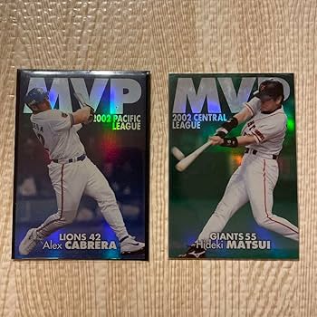 松井秀喜　巨人　ジャイアンツ　プロ野球チップスカード　キラ　パラレル　2002 カルビー - プロ野球チップスカード 2002 巨人 松井秀喜 3枚